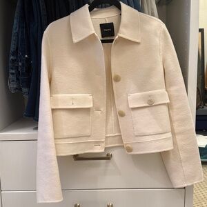 Theory Women's Cream Blazer Jacket